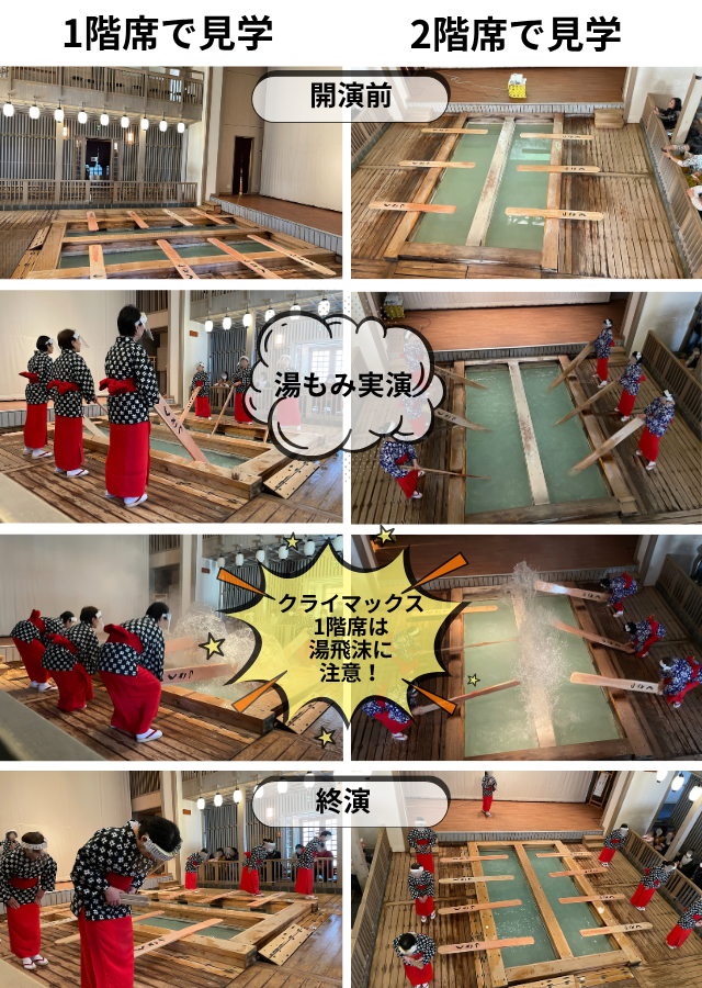 湯もみショー