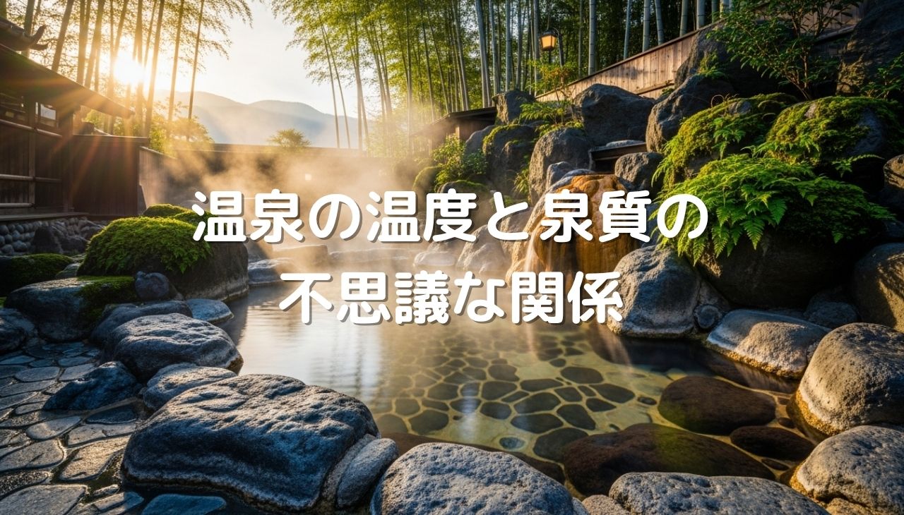 温泉の温度と泉質の不思議な関係