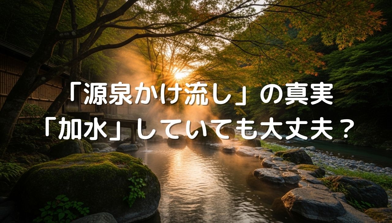 「源泉かけ流し」の真実に驚愕！