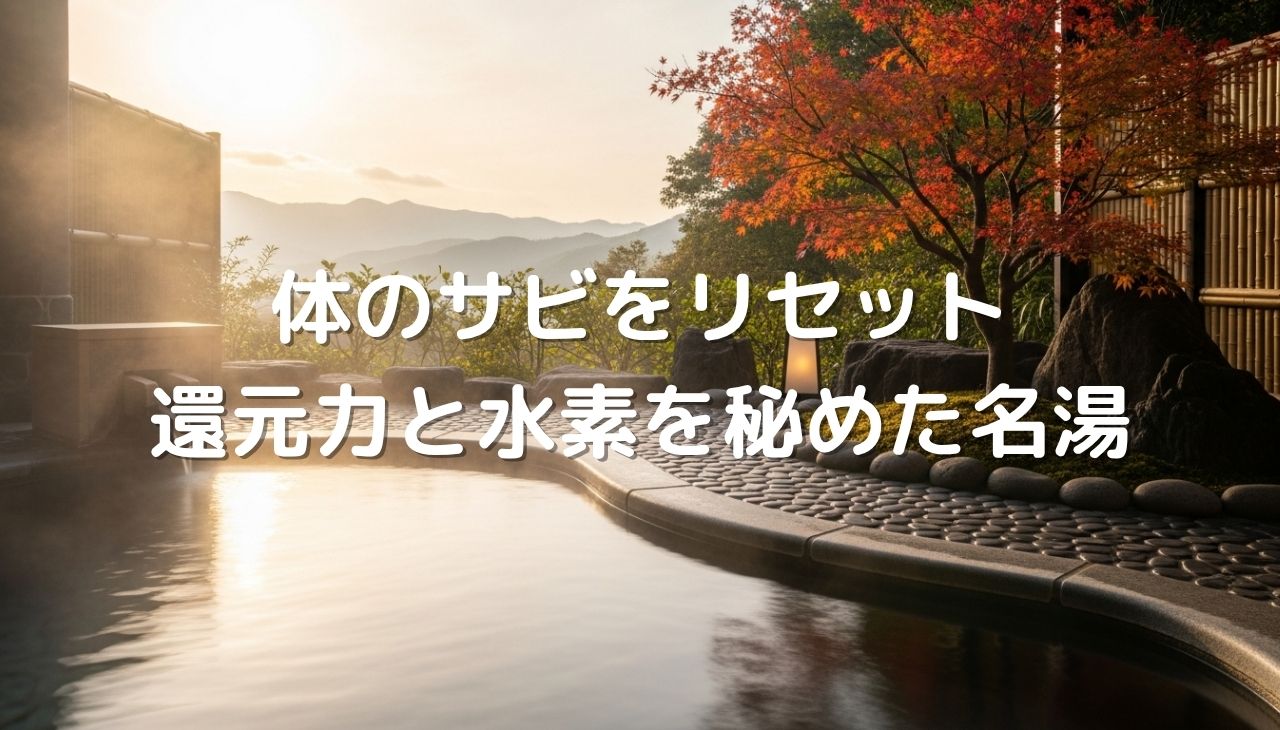 究極の「還元力」と「水素」を秘めた名湯