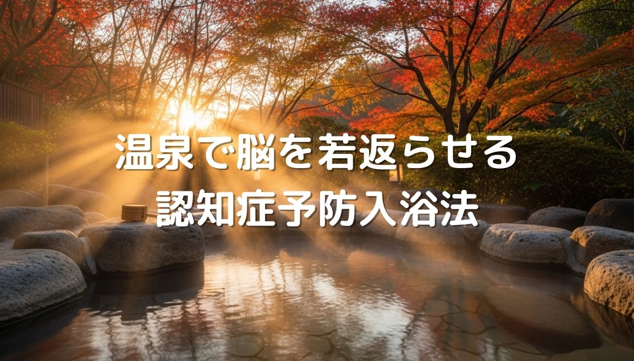 温泉で脳を若返らせる！「認知症予防入浴法」