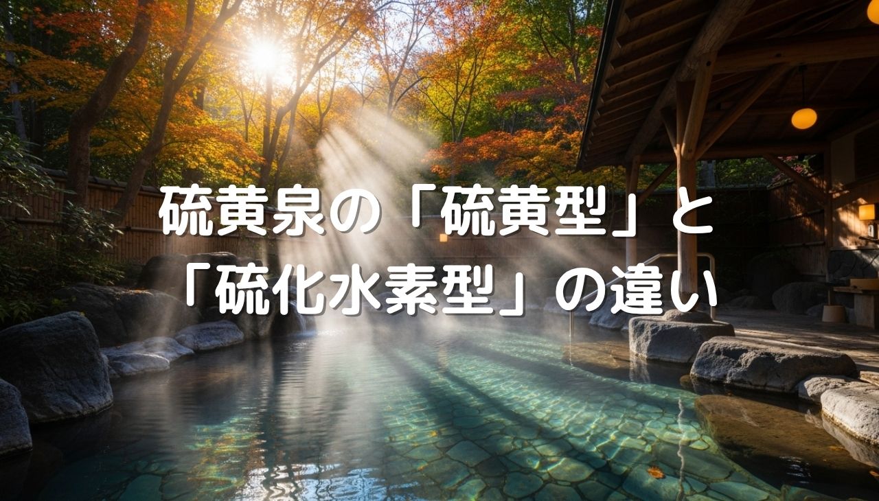 硫黄泉の「硫黄型」と「硫化水素型」の違い