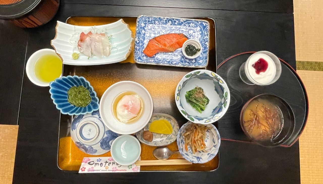 坪田旅館の朝食