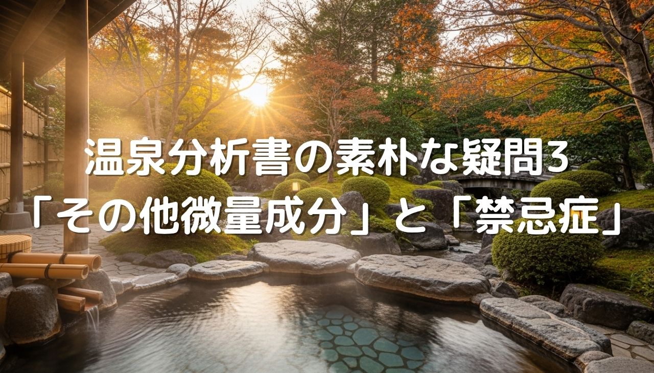 温泉分析書の素朴な疑問その３！信越の秘境「秋山郷」の湯めぐり
