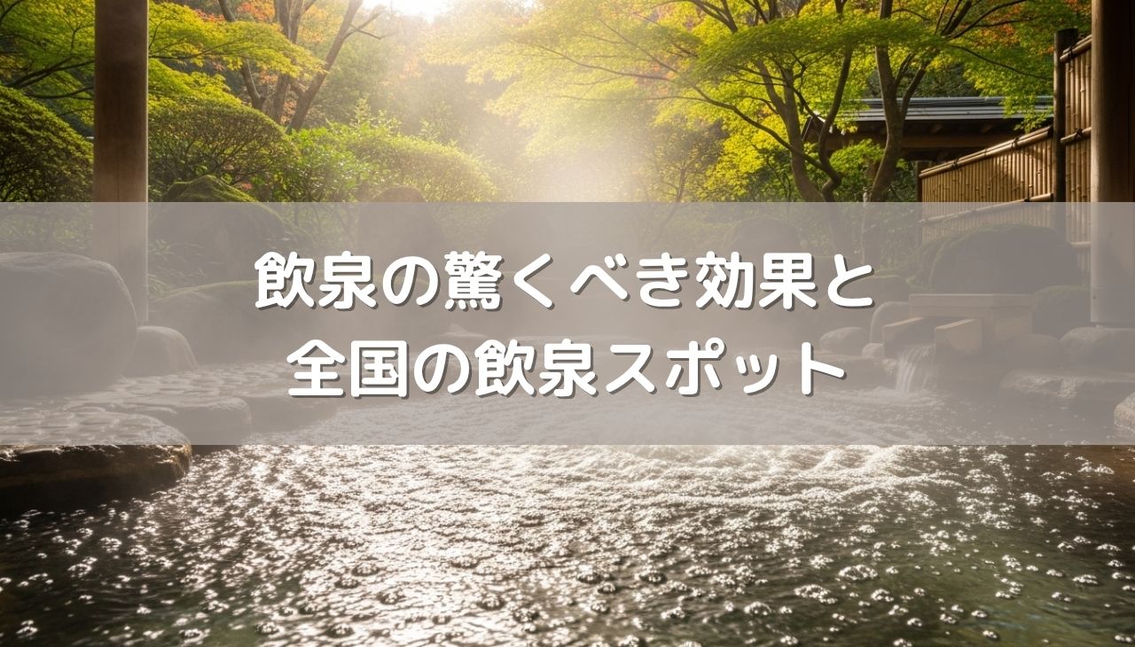 飲泉の驚くべき効果と全国の飲泉スポット完全ガイド＆伊香保温泉のおすすめ