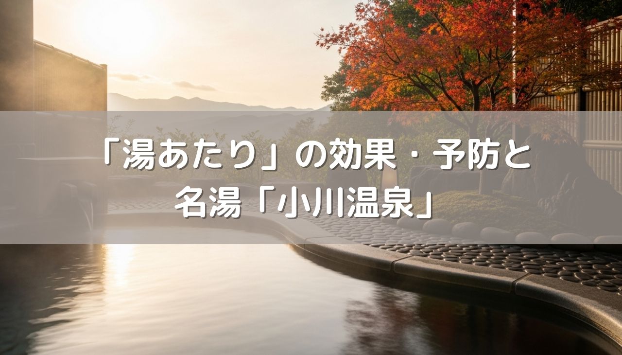 「湯あたり」の効果と予防のコツ！一度は行きたい秘湯の一軒宿「小川温泉」