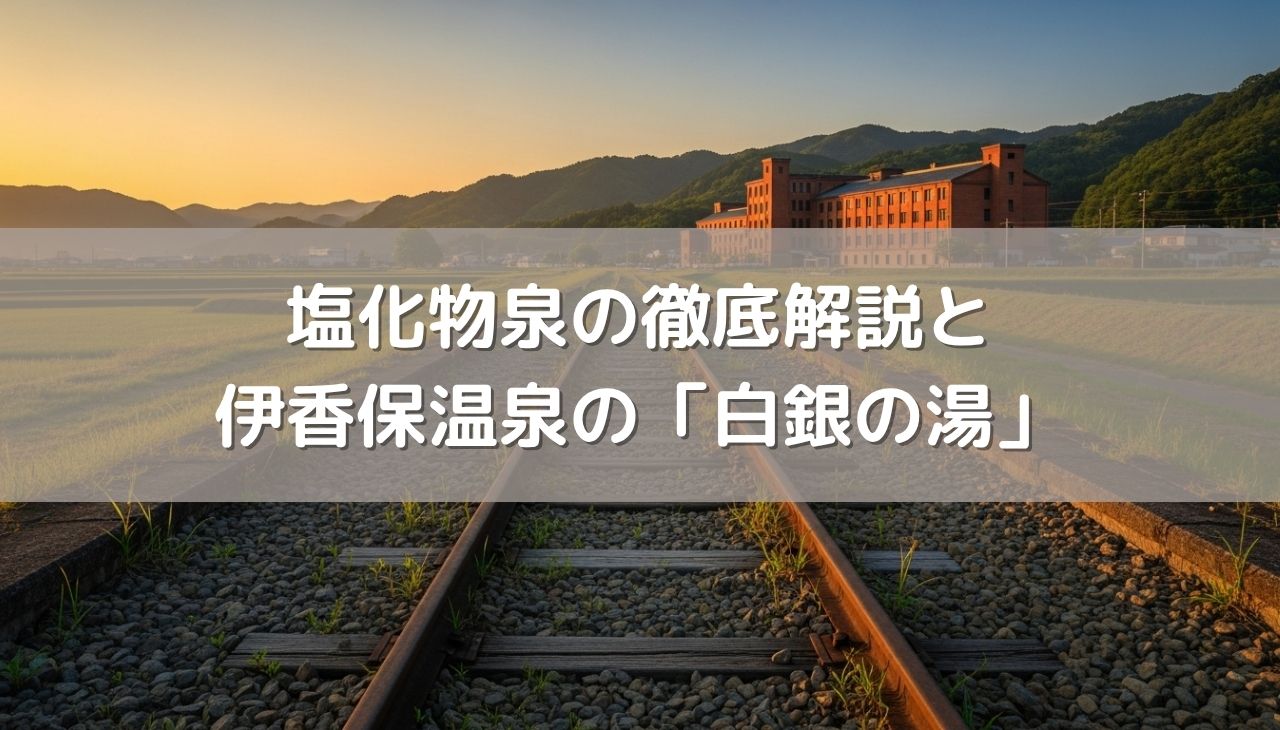 塩化物泉の徹底解説と伊香保温泉の「白銀の湯」