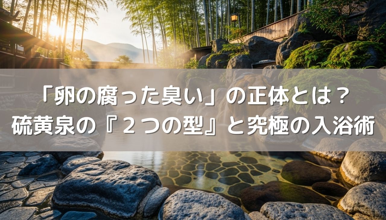 「卵の腐った臭い」の正体とは？硫黄泉の『２つの型』と究極の入浴術